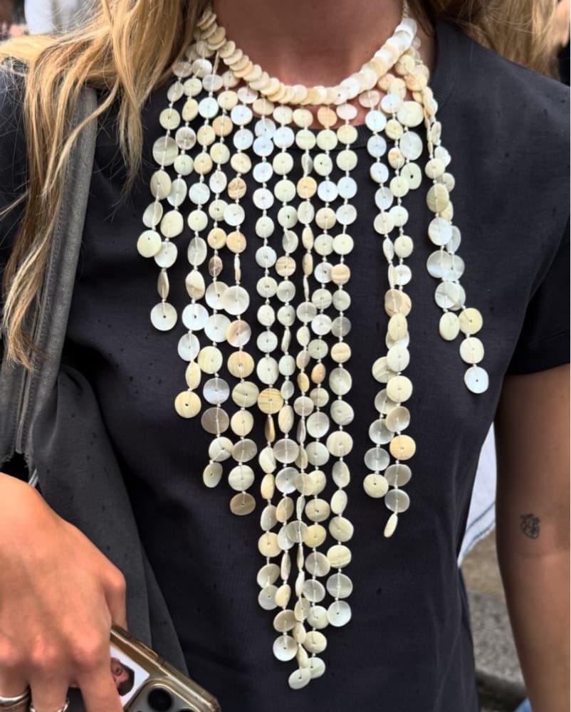 Shell Statement Necklace - Image 1