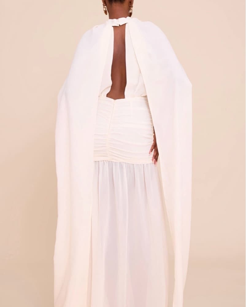 Cream Dress From Pretty Little Thing - Image 2