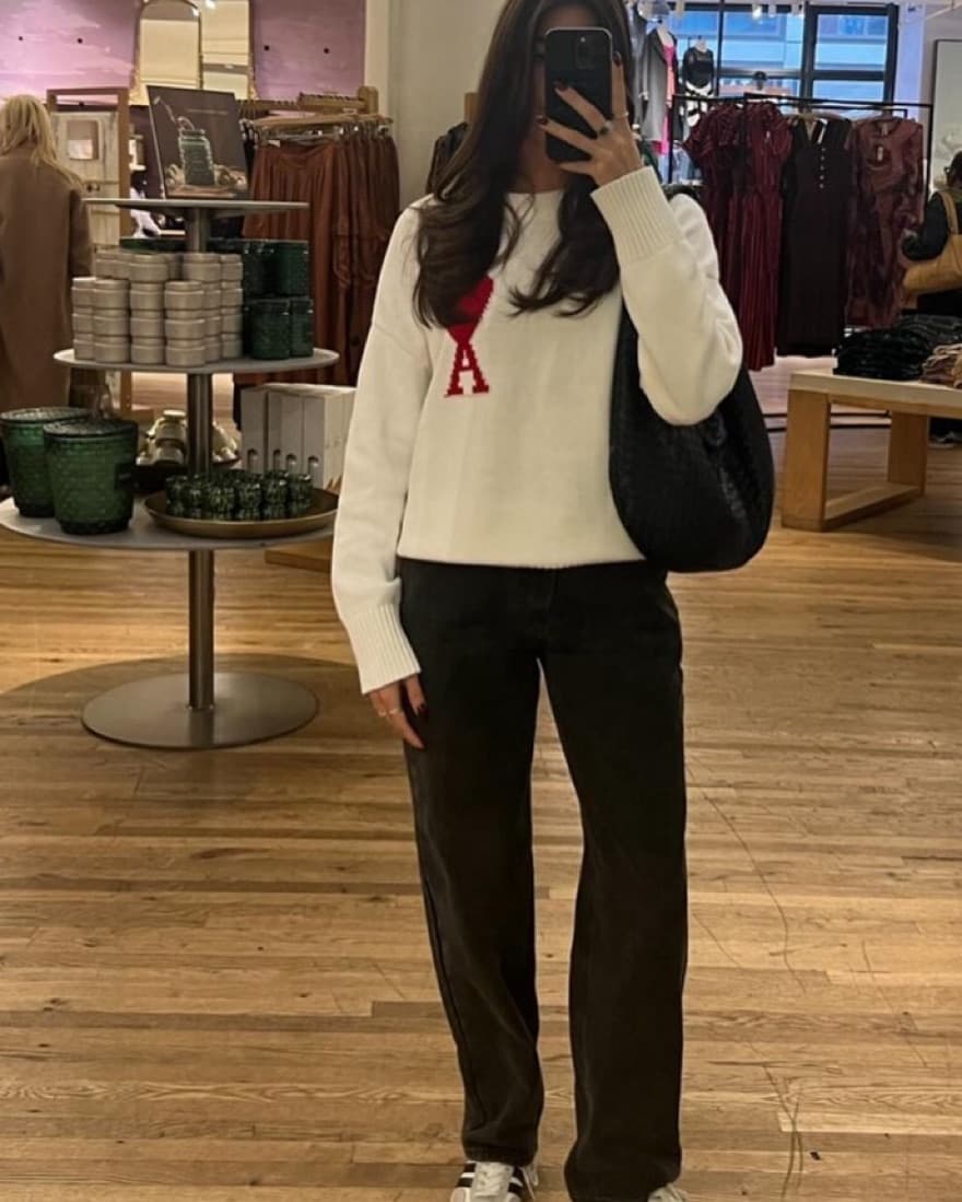 AMI Crewneck Long-Sleeved Jumper - Image 3