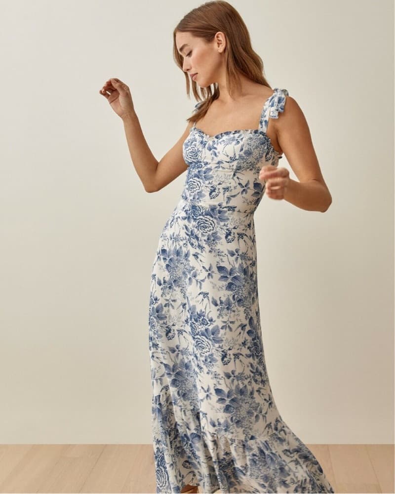 Reformation Floral Maxi Dress - Image 1