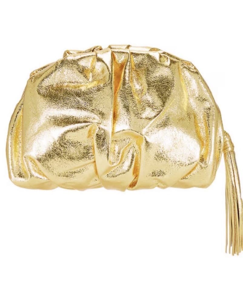 Rebecca Minkoff Gold Metallic Clutch - Image 2