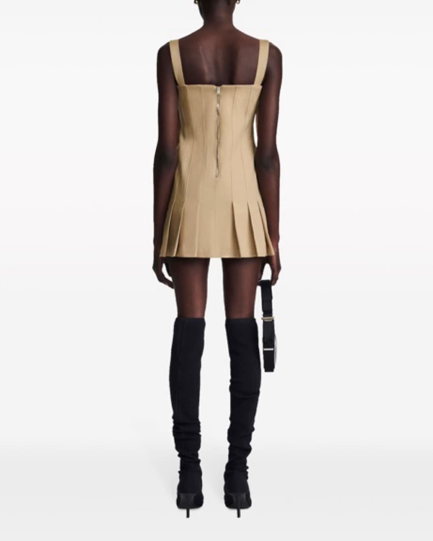 DION LEE Tan Safety Slider Mini Dress - Image 2