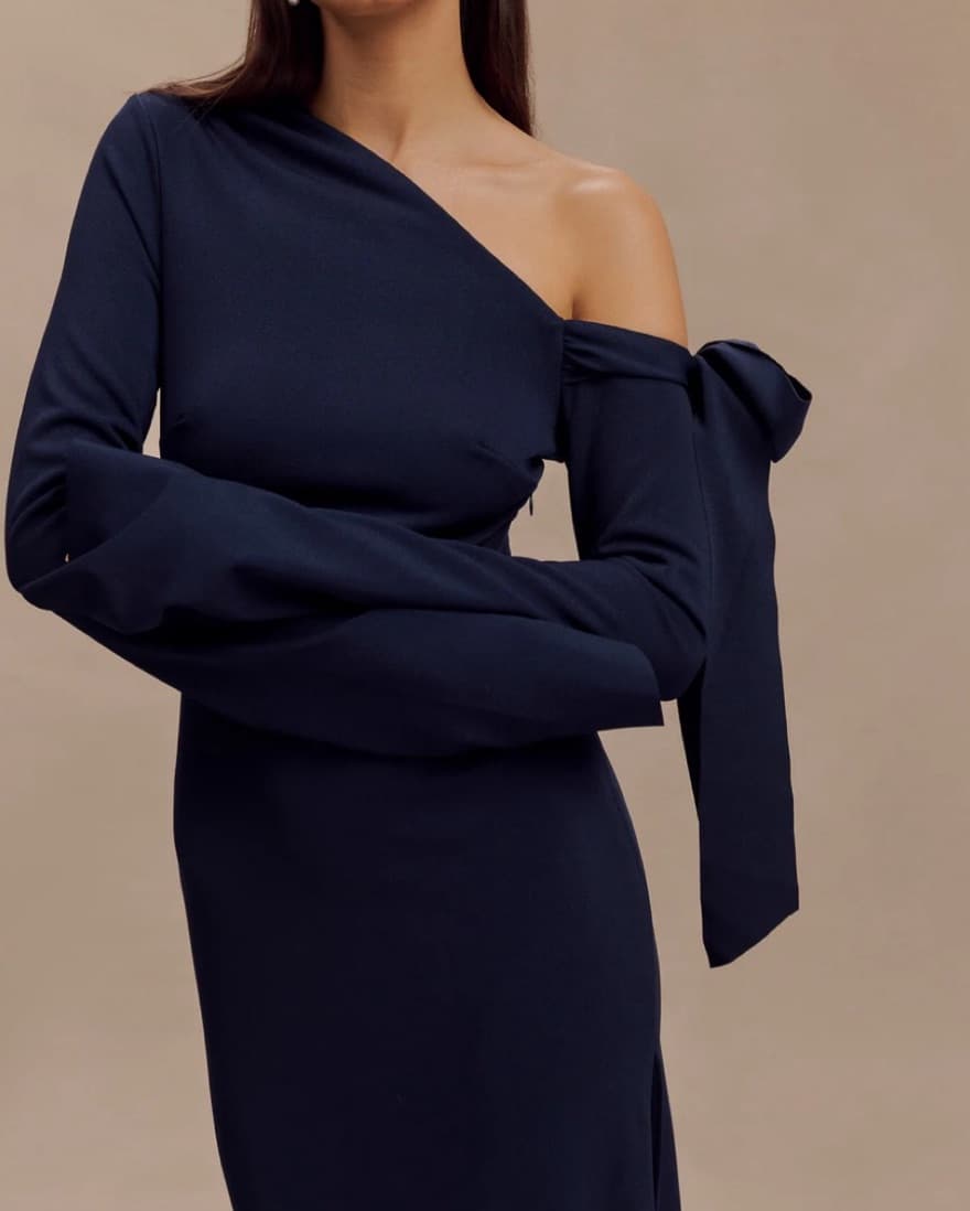 Meshki Navy blue maxi dress - Image 2