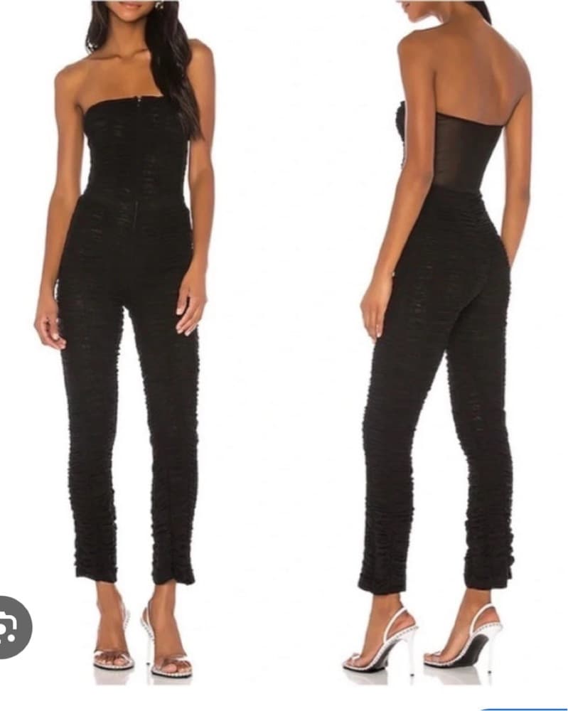 I AM GIA Black Jumpsuit - Image 2