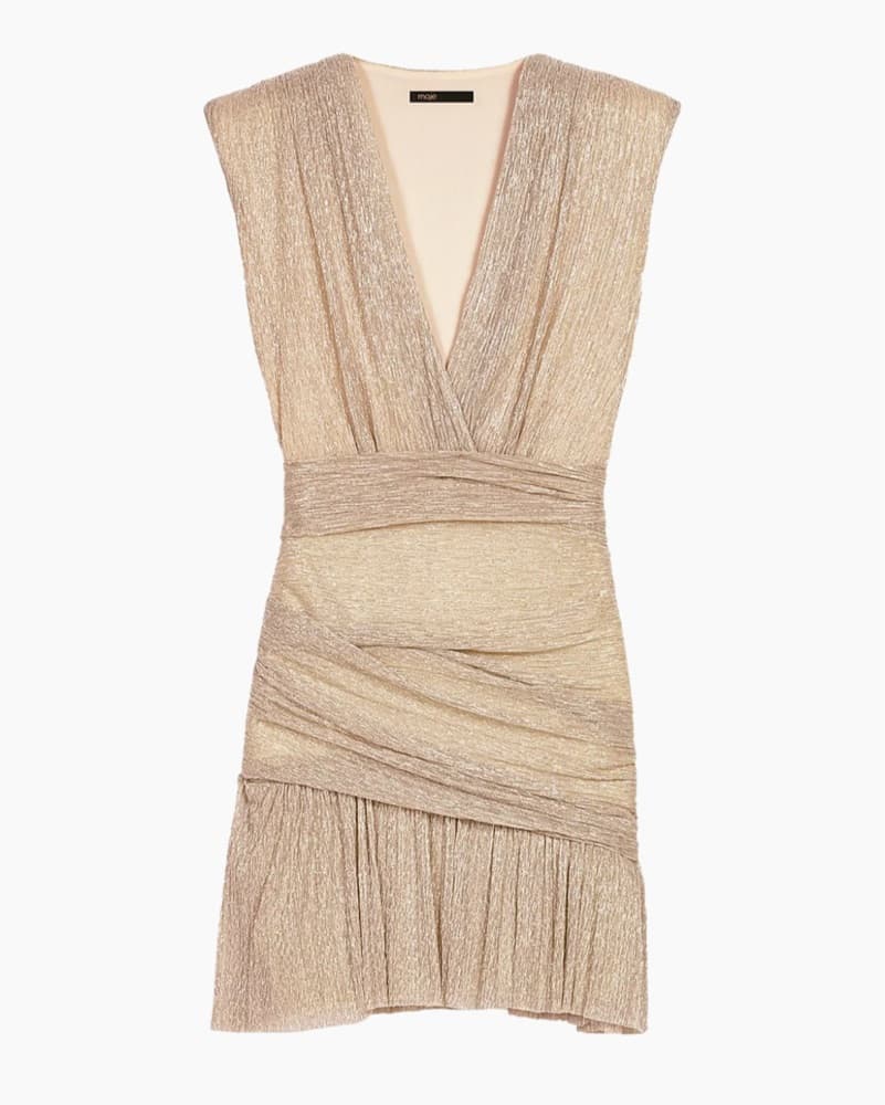 Maje Short Metallic Dress - Image 2