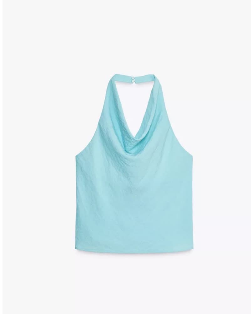 Aqua Halter Top - Image 4