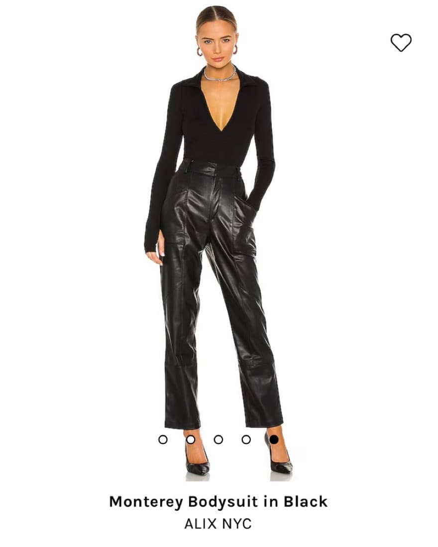 Alix NYC Monterey Bodysuit in Black - Image 2