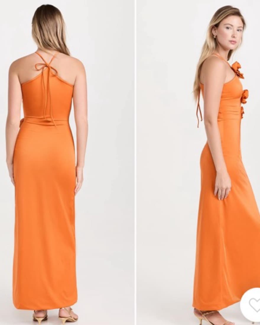 Orange Formal Dress - Image 2
