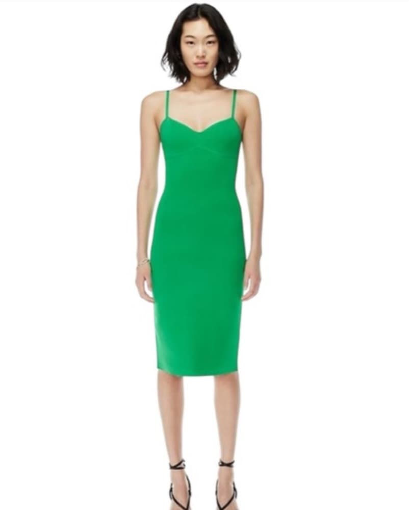 Green Midi Bodycon Aritizia Dress - Image 1