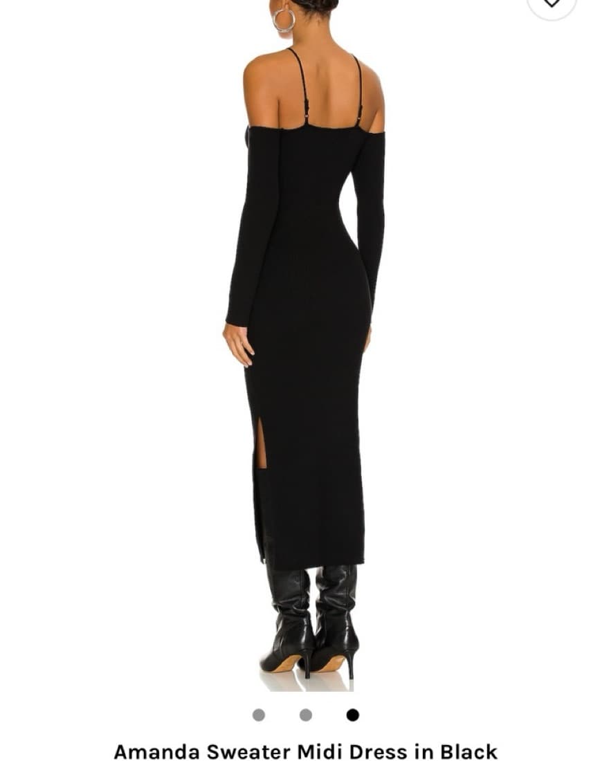 Line & Dot Sweater Dress  - Image 2