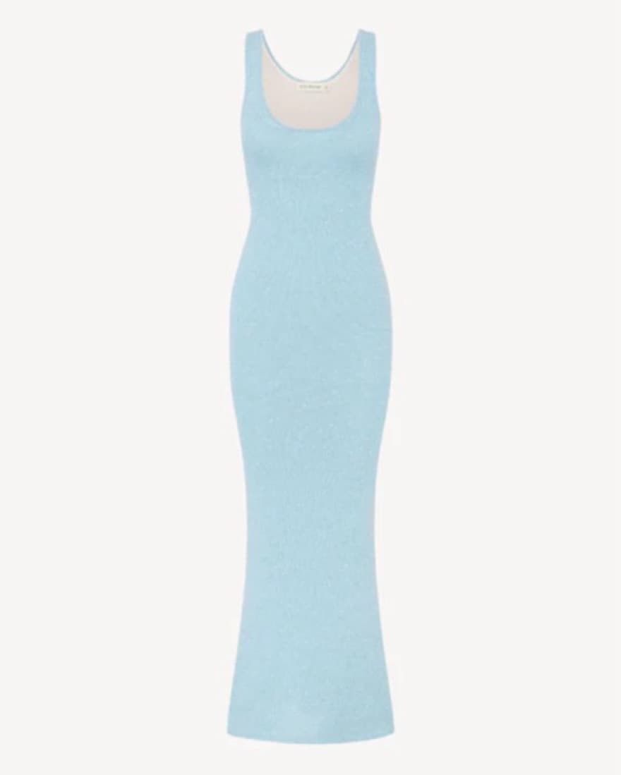 Asta Resort Blue Sequin Maxi Dress - Image 2