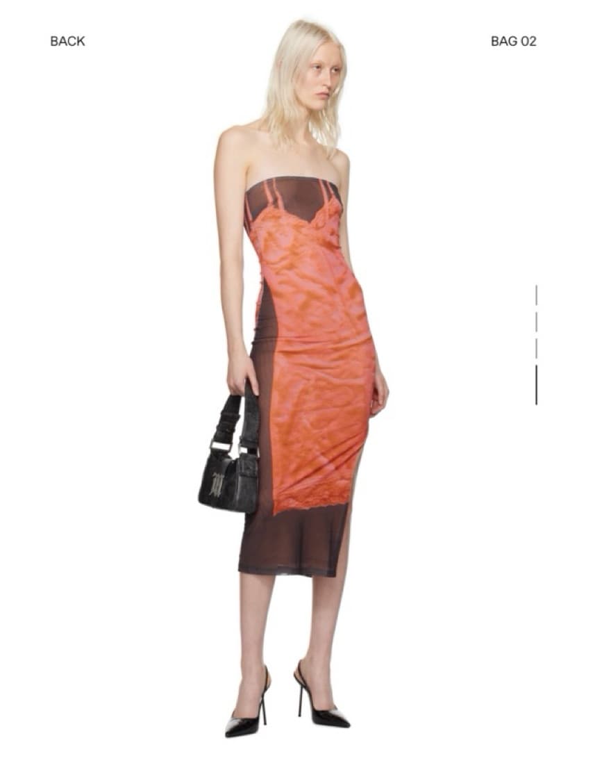 Miaou Lila Lingerie Print Dress - Image 1
