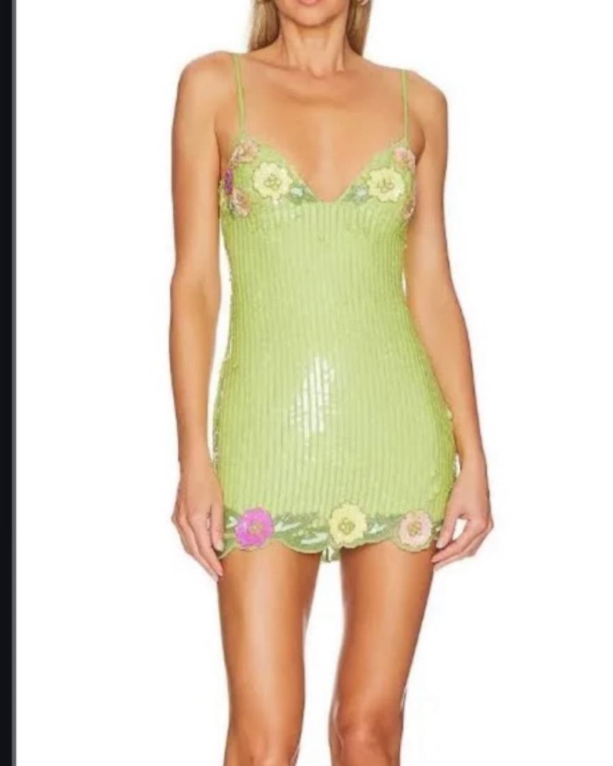 Majorelle Cal Embellished Dress - Image 3