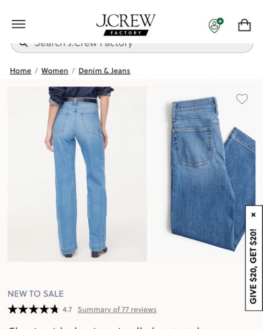 J. Crew Classic Wide-Leg Jeans - Image 5