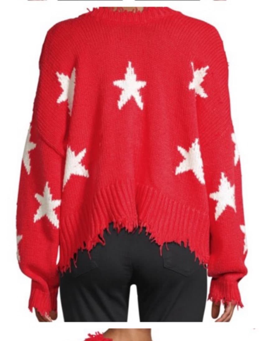 Wildfox v neck star sweater - Image 5