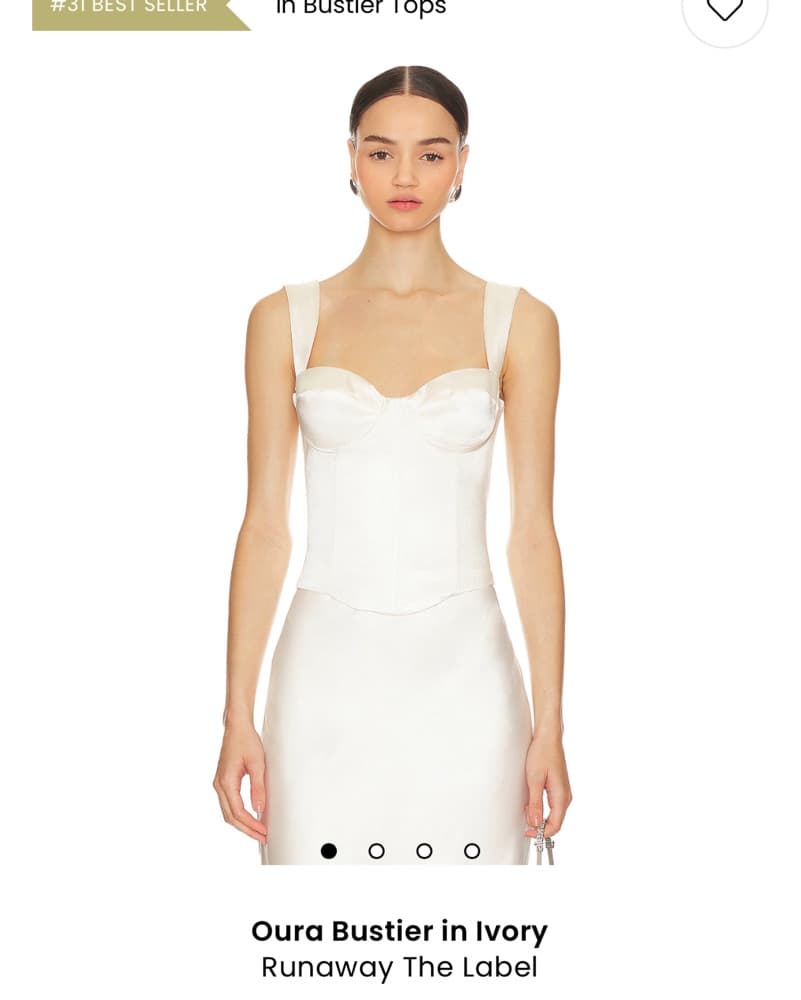 Runway The Label Silk Corset Top  - Image 2