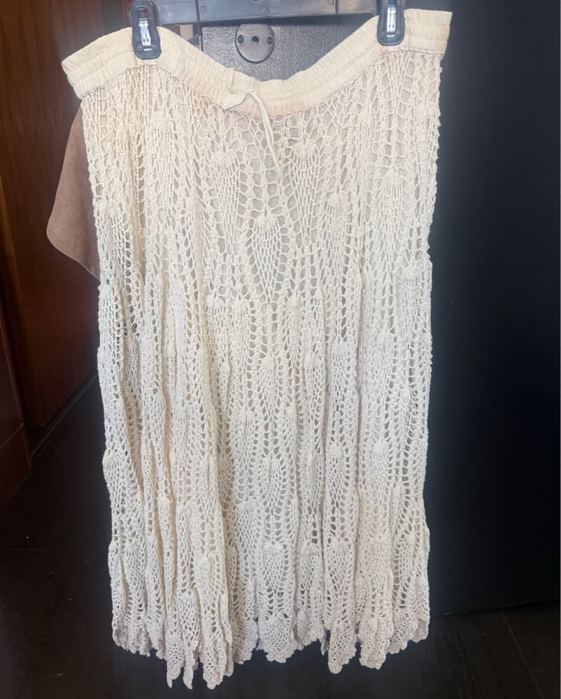Elegant Crochet Lace Skirt - Image 1