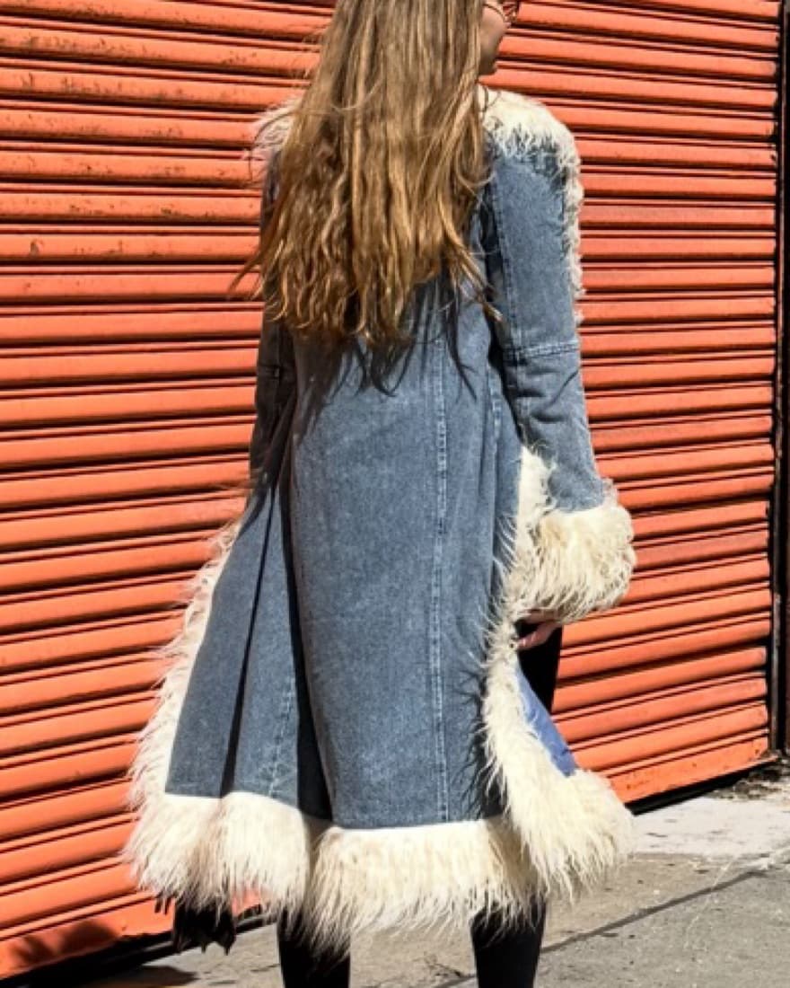 Denim Coat Coachella Season - Image 2