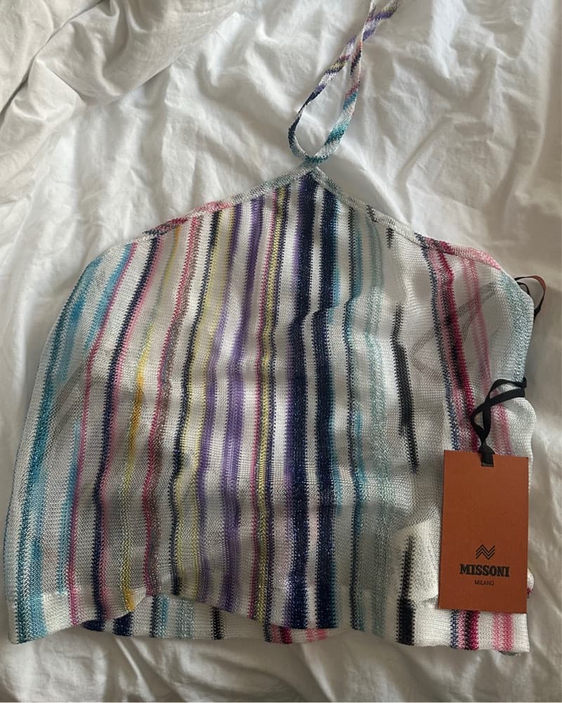 Missoni Mountain Lace Lamé Top - Image 2
