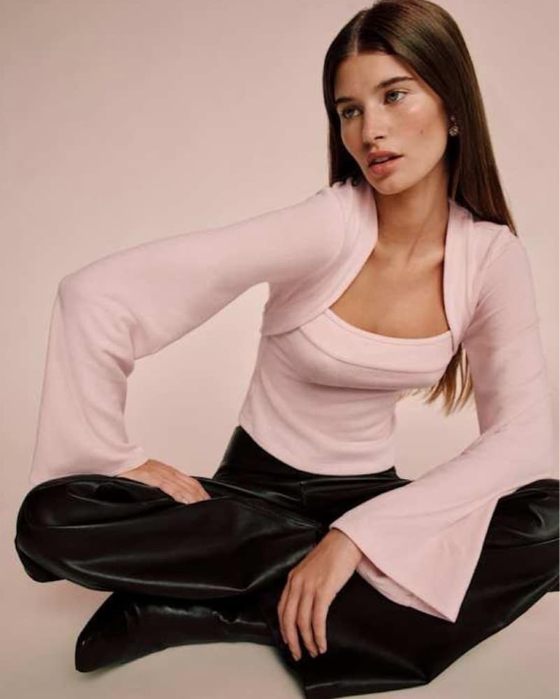 Reformation Chloe Knit Shrug Set - Image 2