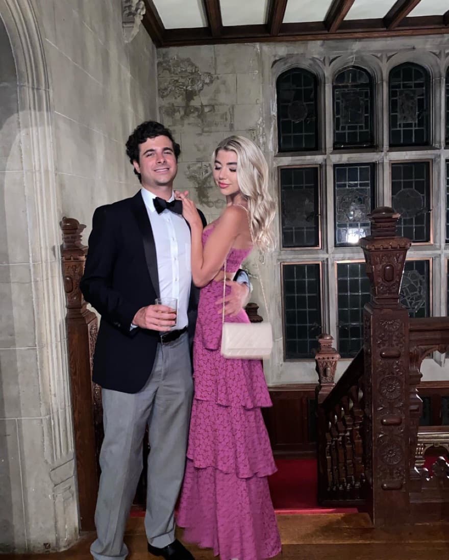 Pink Tiered ALC Gown  - Image 2