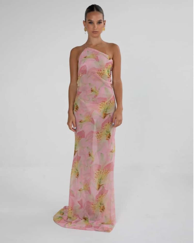 Floral Print Maxi Dress - Image 2