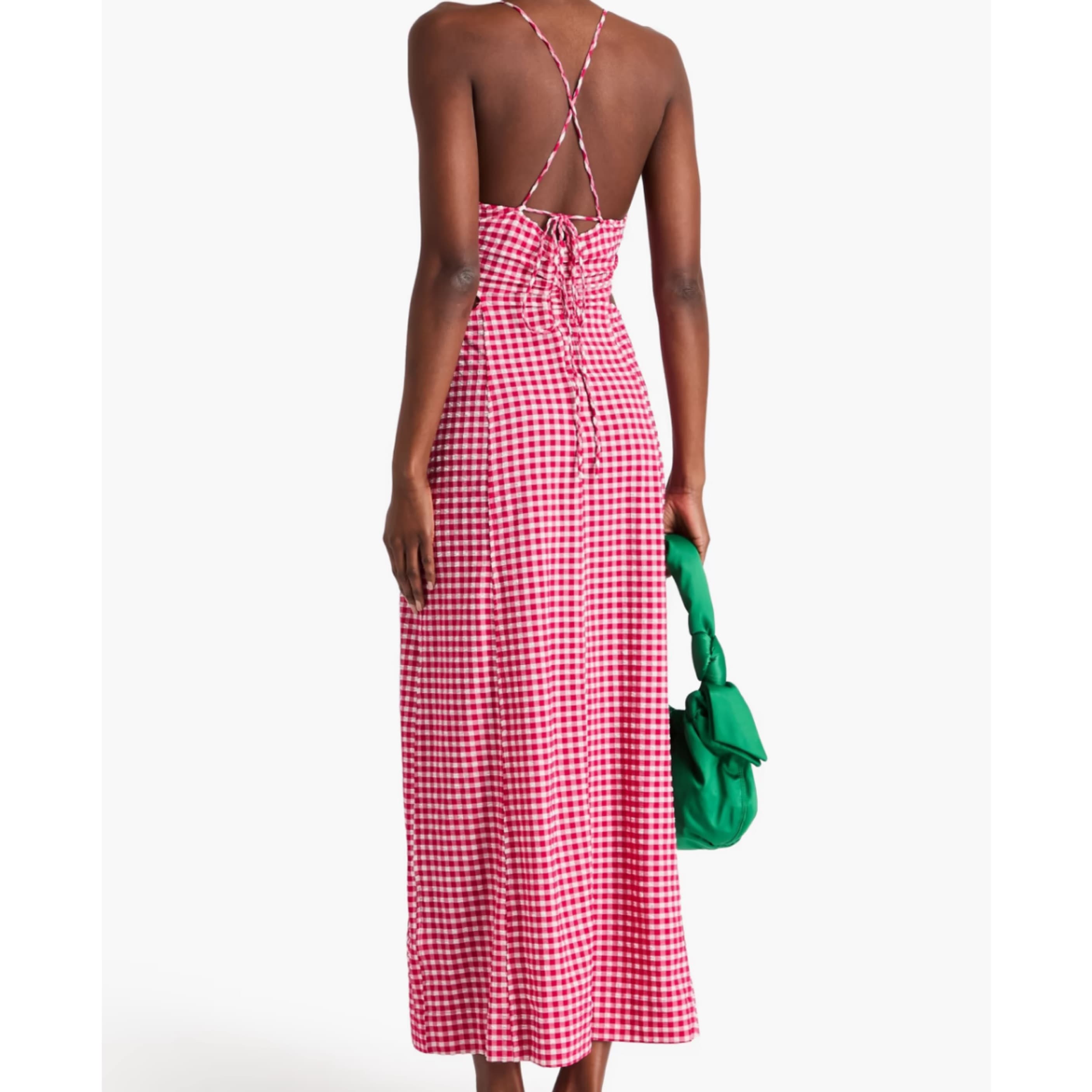 Ganni Gingham Maxi Dress  - Image 2