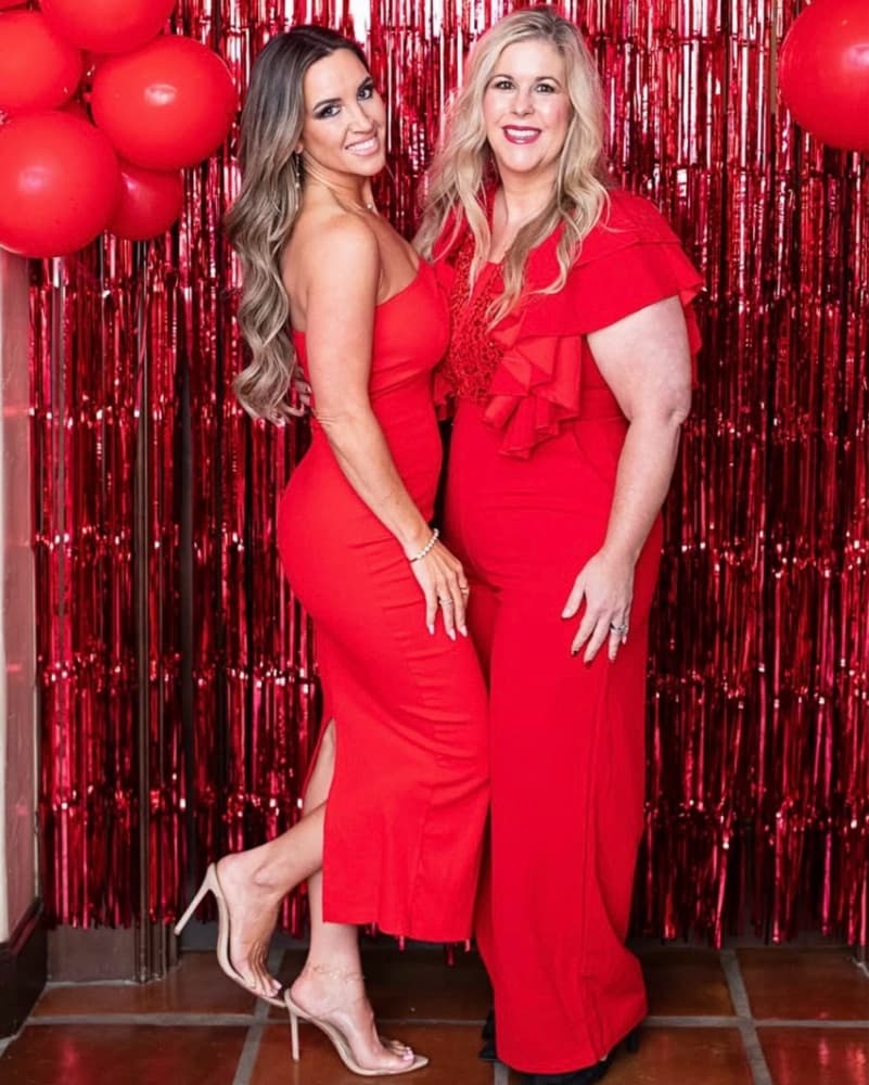 Radiant Red Midi Dress - Image 2
