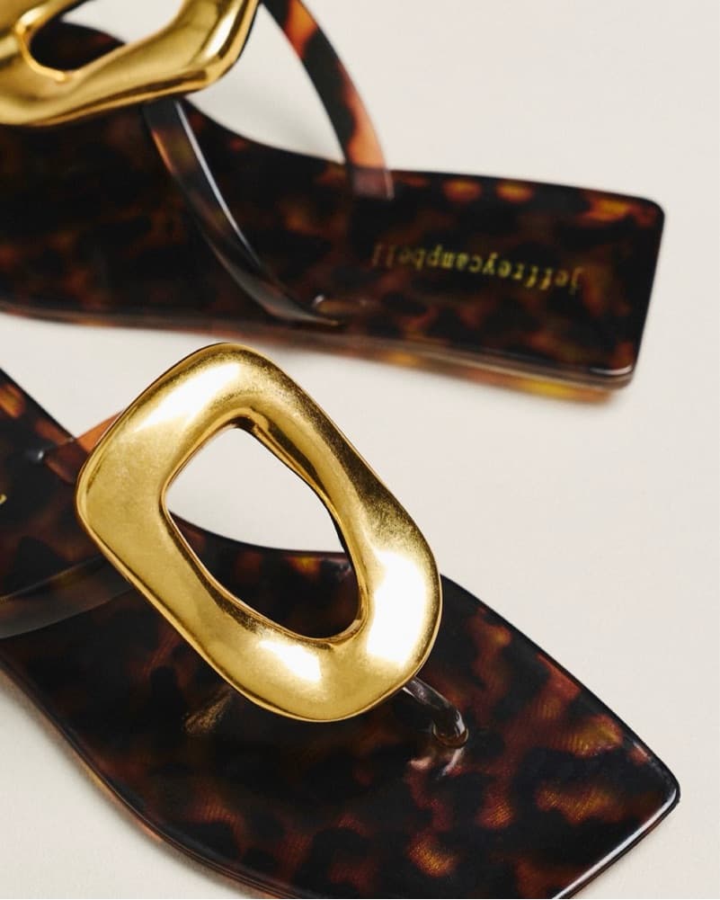 Jeffrey Campbell Tortoise Jelly Slides - Image 2