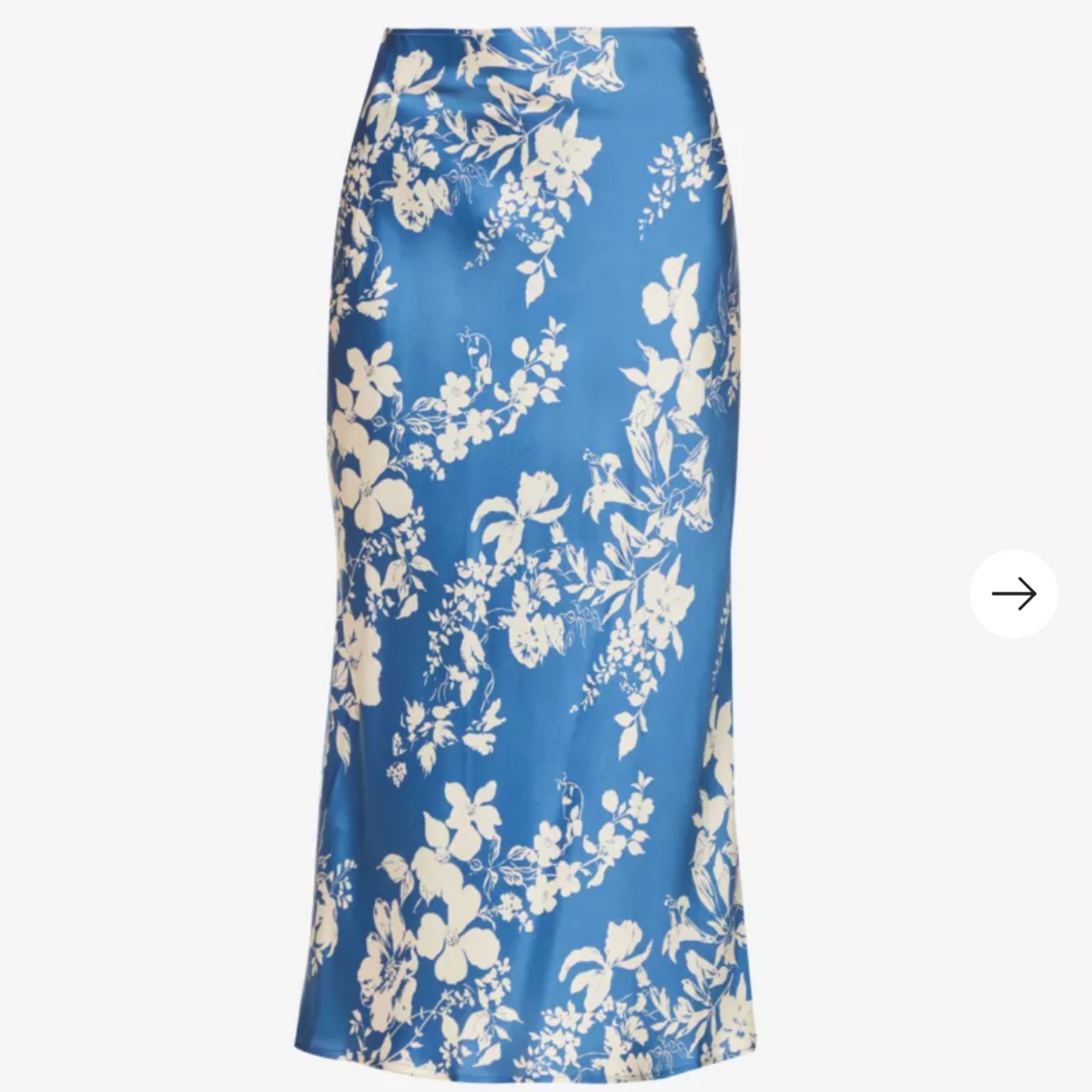 Reformation Silk Midi Skirt - Image 3