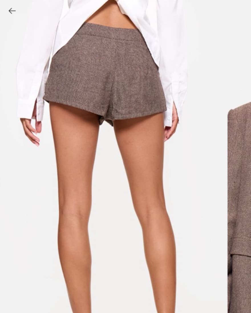 Chic Tweed Shorts - Image 2