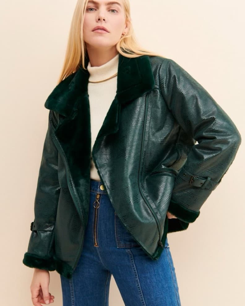 Rhys Sherpa Moto Jacket - Image 1