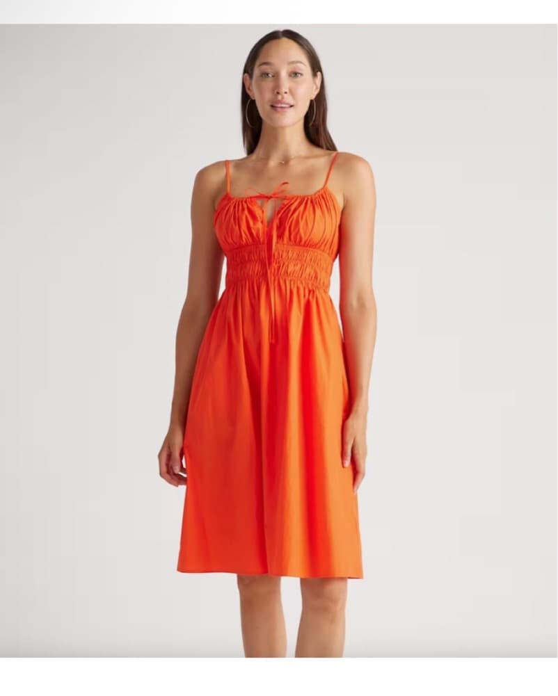 Quince 100% Cotton midi Dress  - Image 1