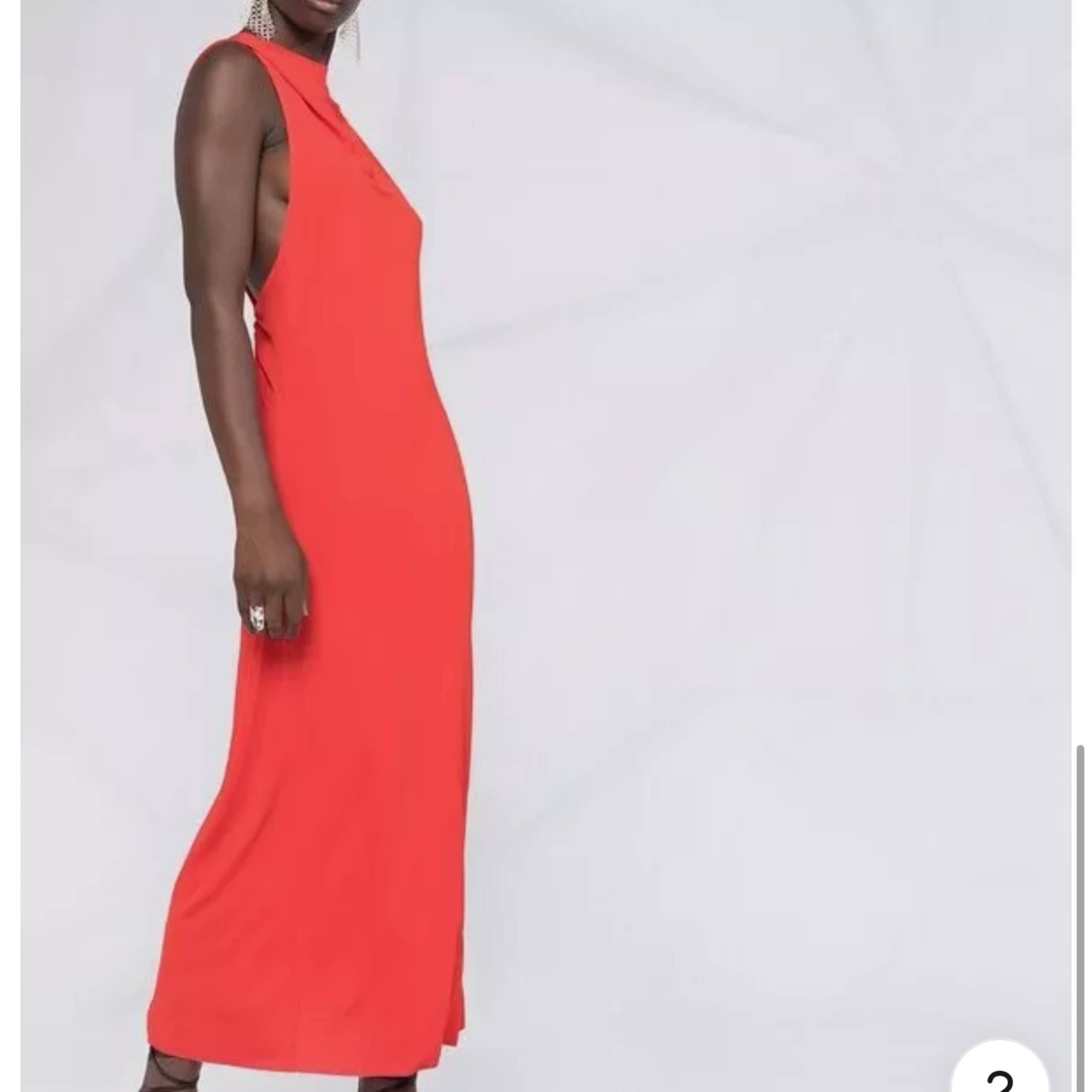 Helmut Lang Red Midi Dress - Image 5