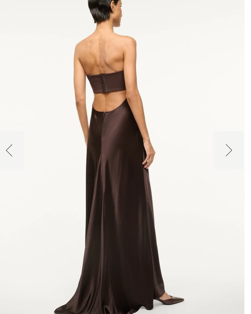 Staud Wayfaring Dark Brown Gown  - Image 2