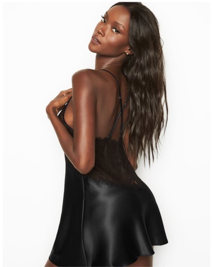 VS black lace slip dress - Image 3
