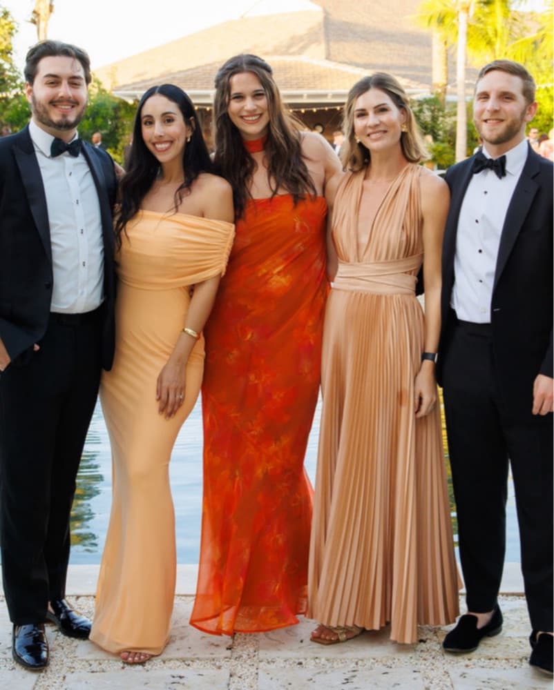 Orange Peppermayo Dress With Scarf  - Image 3