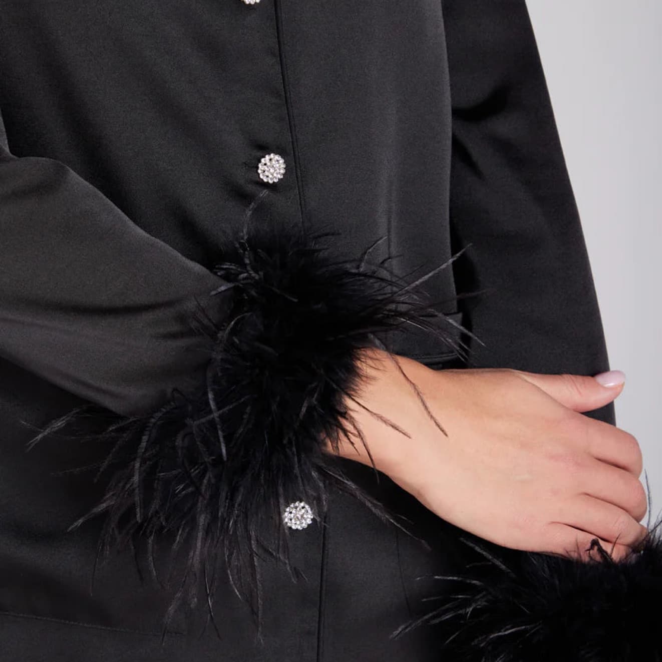 Black Nadine Marabi Darcie Pajamas  - Image 2