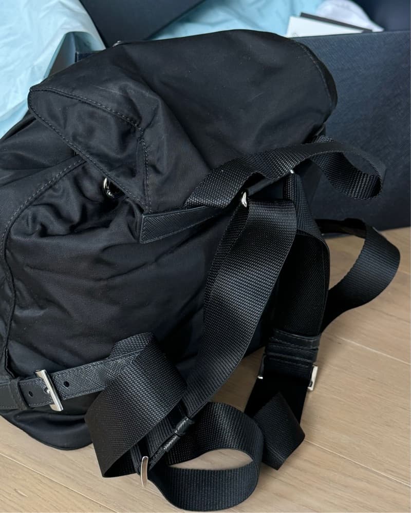 Sleek Prada Nylon Backpack - Image 3