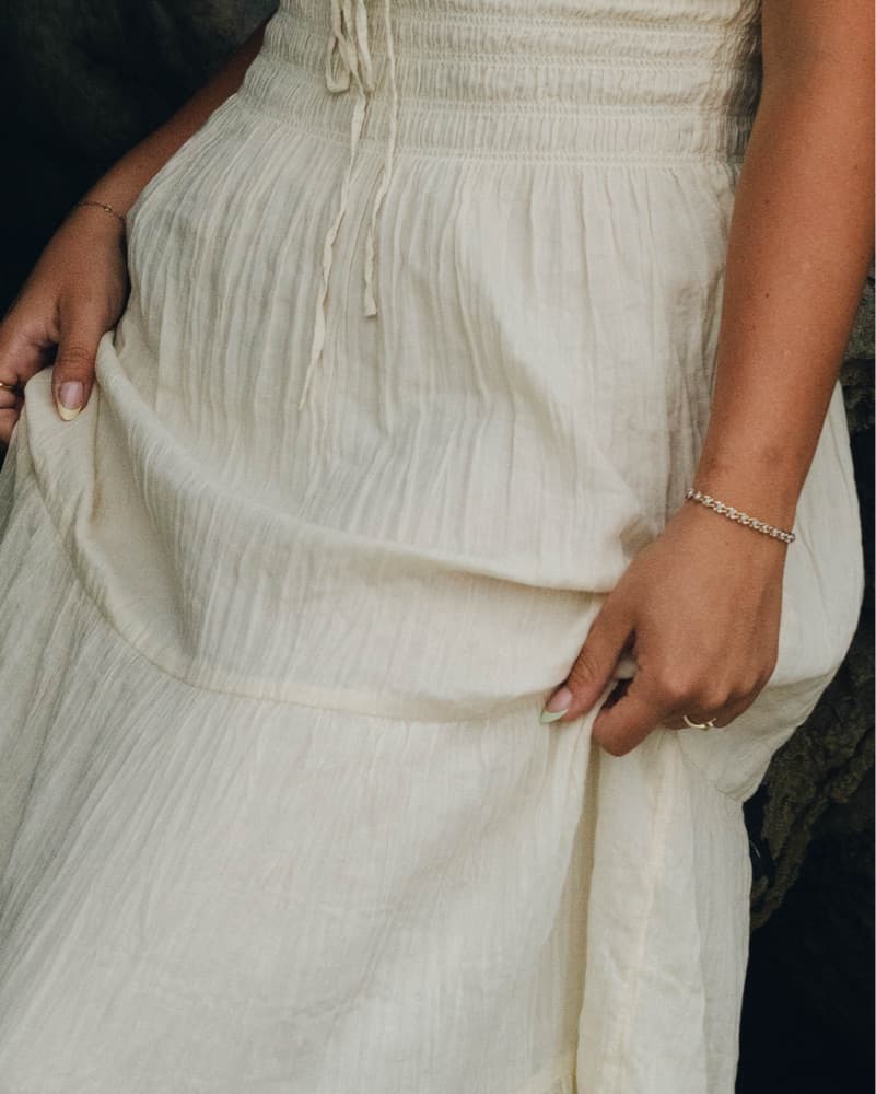 Spring yellow Beach Dress - Image 3