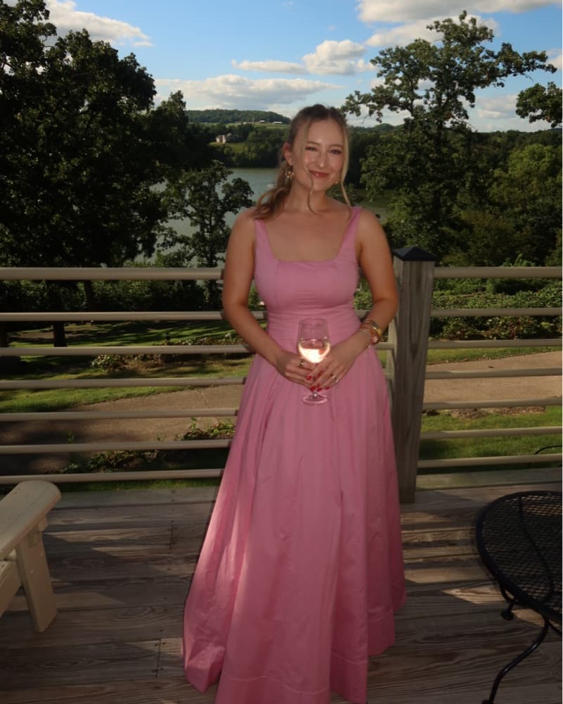 Staud Wells Cotton Maxi Dress - Image 1