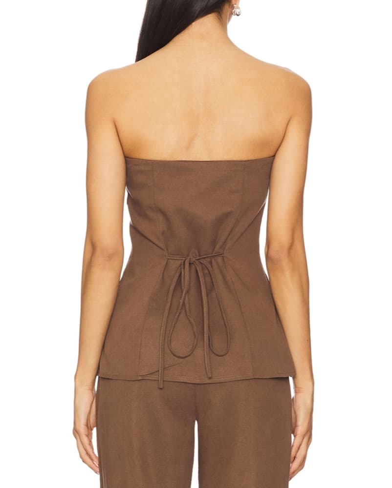 Chic Brown Tailored Set - Image 9