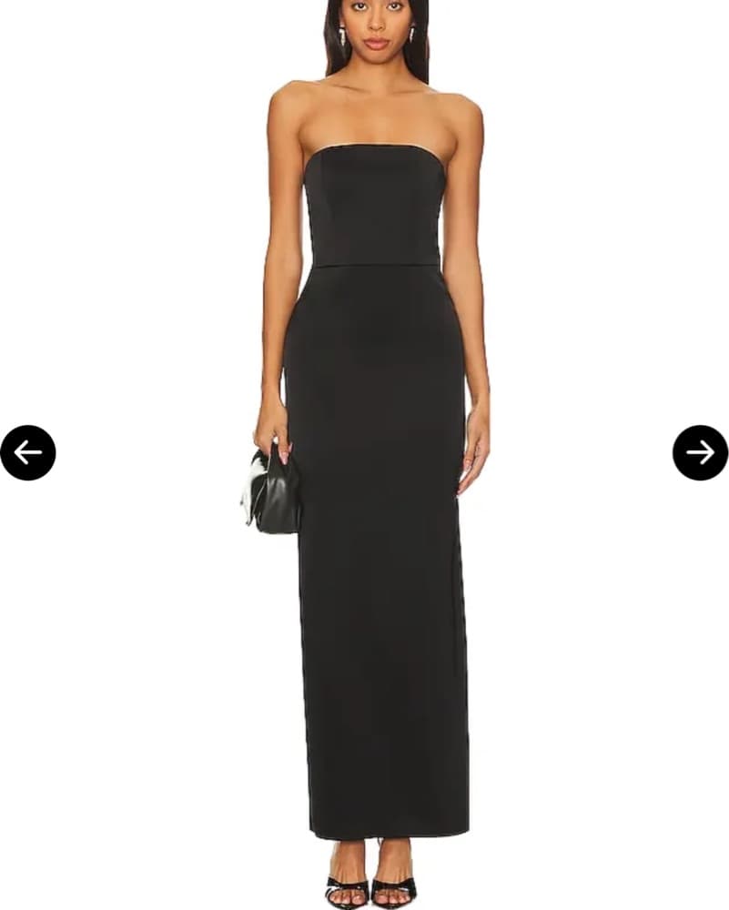 Alice & Olivia Black Doreen Dress Size 2 - Image 1