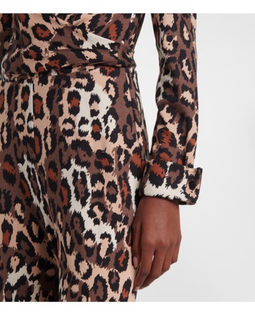 Diane Von Furstenb Leopard Jumpsuit - Image 4