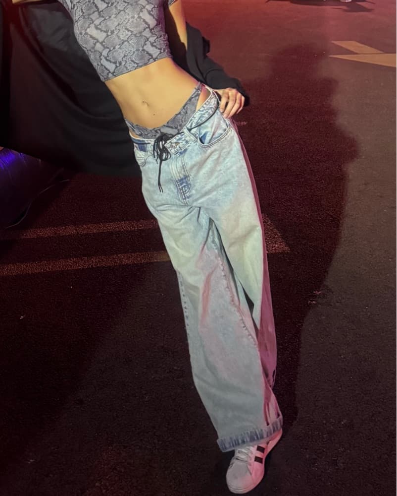 Revice baggy demin jeans - Image 1