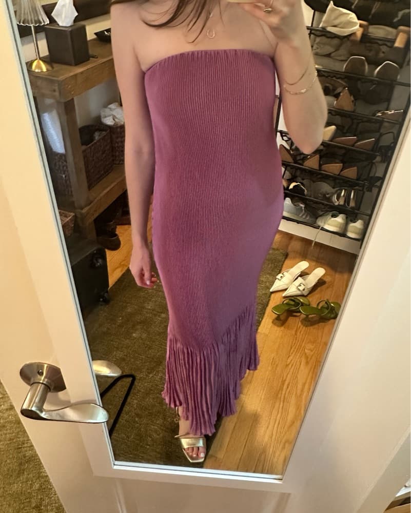 Abercrombie Giselle Pleat Release Midi  - Image 3