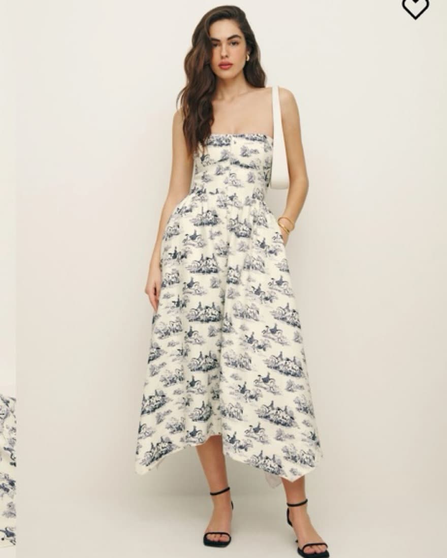 Reformation Grazi Linen Dress - Image 1