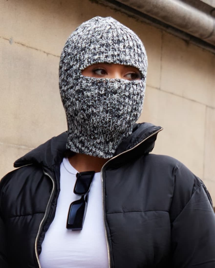 PLT Monochrome Speckled Balaclava - Image 2