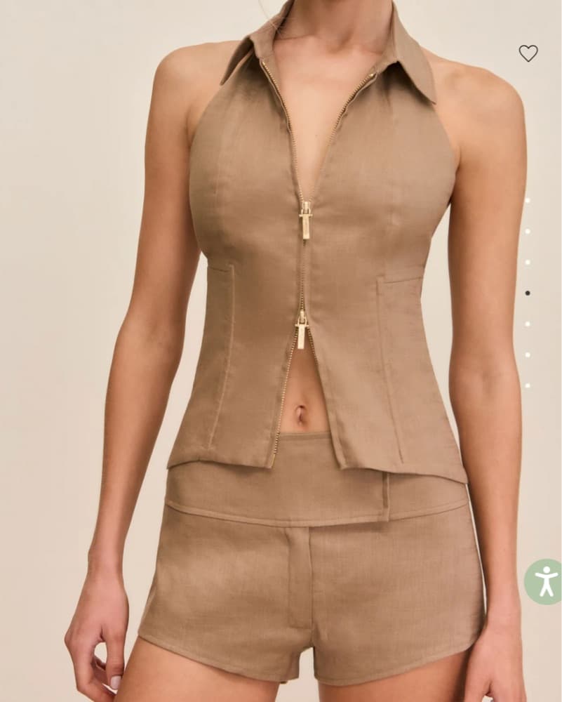 Cult Gaia Jill Top And Denny Short Set - Image 1