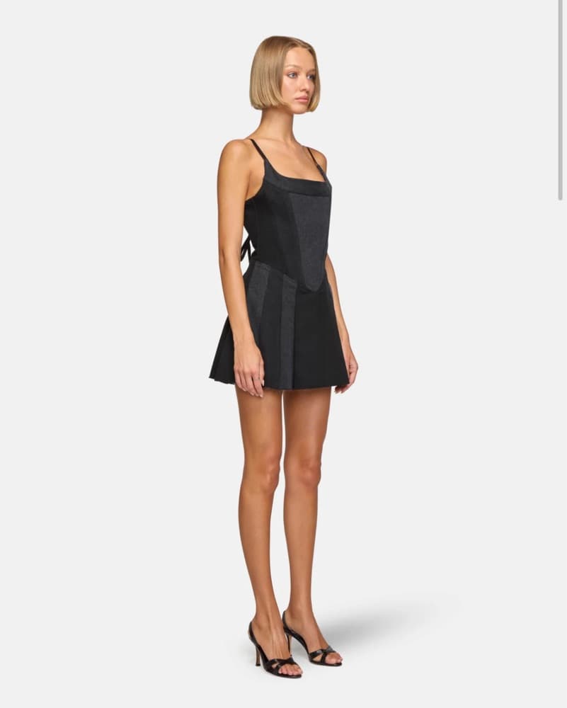 EB Denim Polka Dress  - Image 4